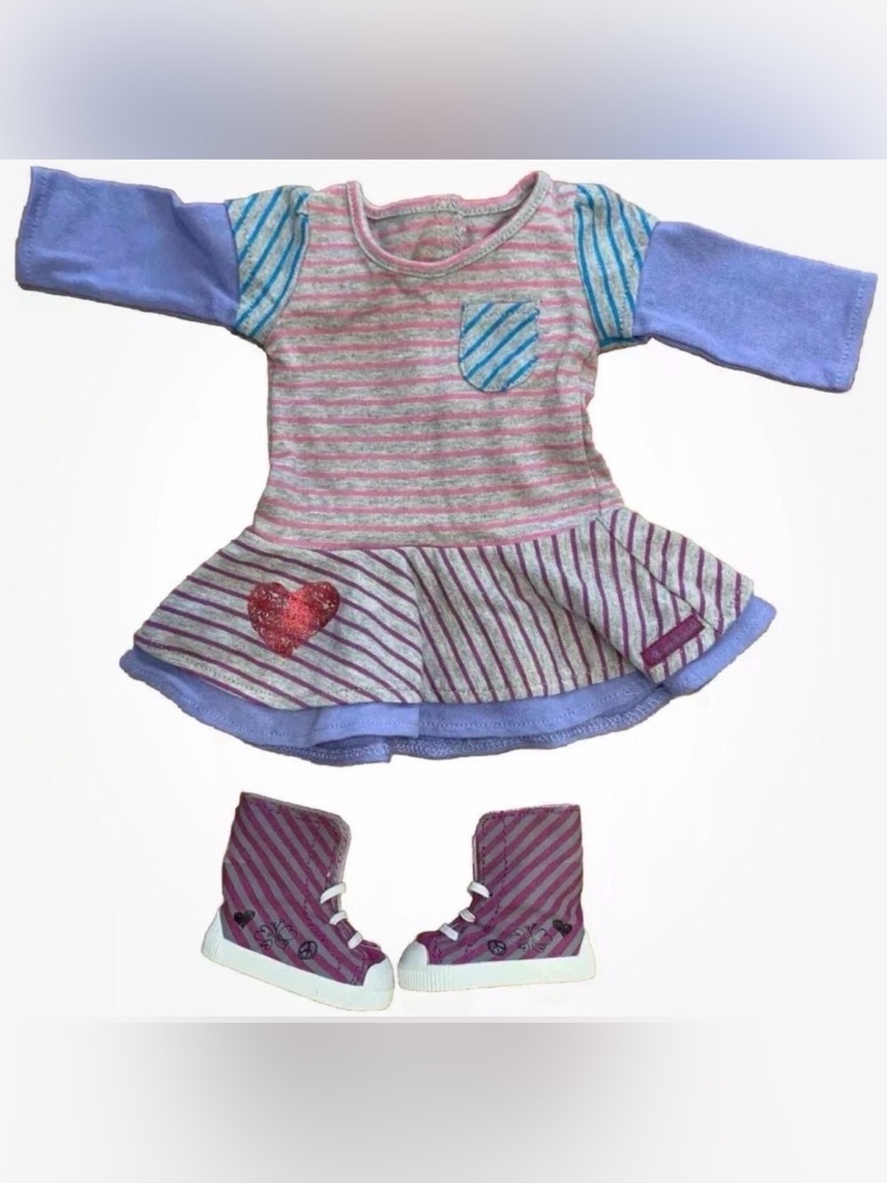 Beautiful American Girl School Dress and Boots